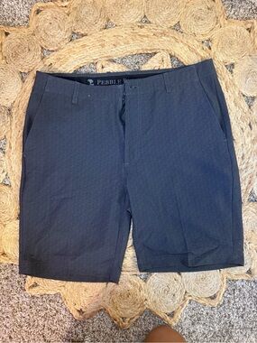 Pebble Beach Men's Dark Navy Hybrid Golf Shorts